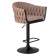 Набор 2 шт Стул барный DOBRIN LEON, коричневая ткань (LAR 275-3)