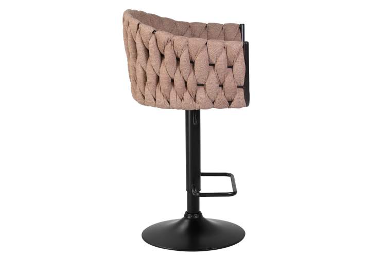 Набор 2 шт Стул барный DOBRIN LEON, коричневая ткань (LAR 275-3)-3