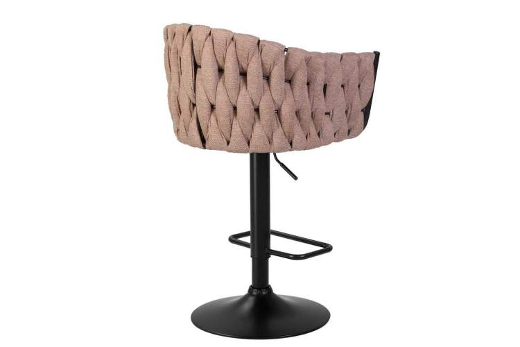 Стул барный DOBRIN LEON, коричневая ткань (LAR 275-3)-3