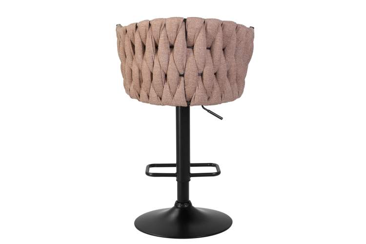 Набор 2 шт Стул барный DOBRIN LEON, коричневая ткань (LAR 275-3)-5