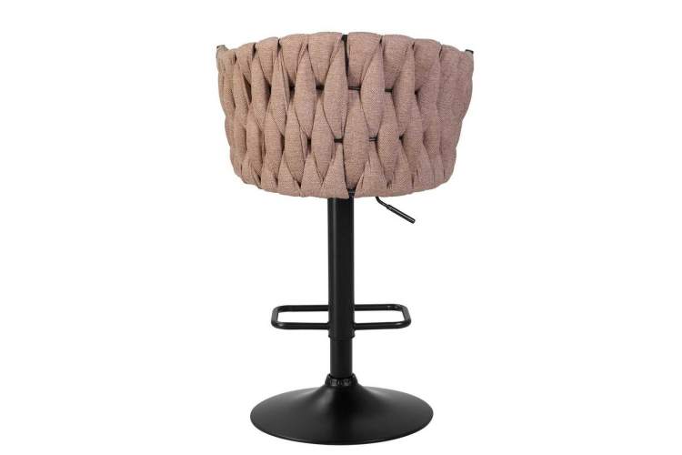 Стул барный DOBRIN LEON, коричневая ткань (LAR 275-3)-4