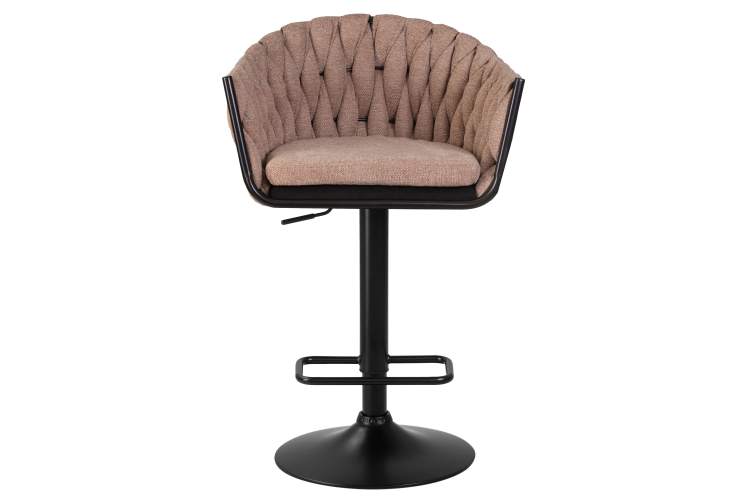 Набор 2 шт Стул барный DOBRIN LEON, коричневая ткань (LAR 275-3)-6