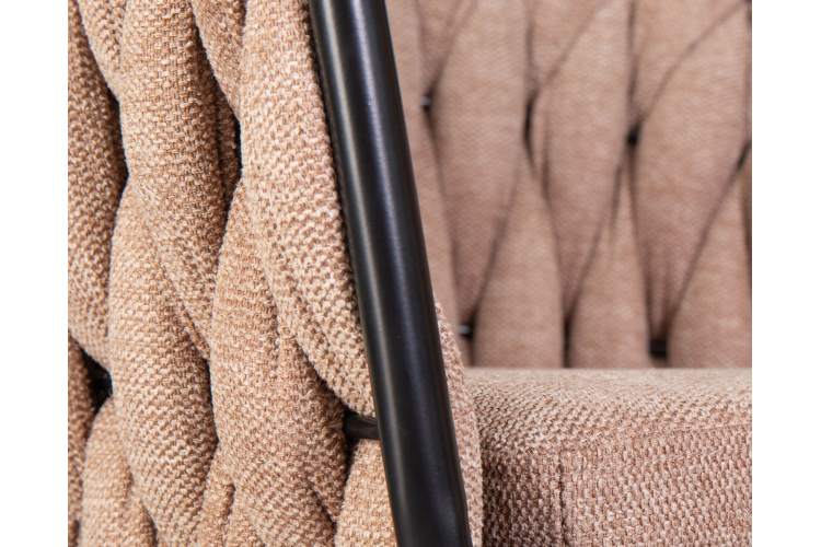 Набор 2 шт Стул барный DOBRIN LEON, коричневая ткань (LAR 275-3)-8