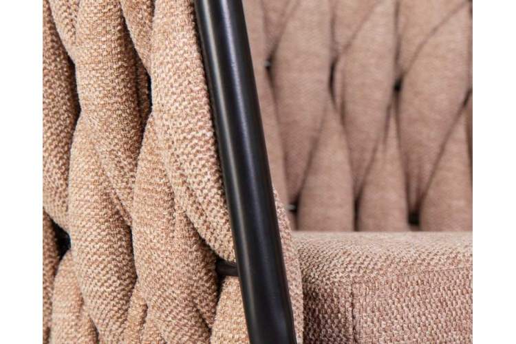 Стул барный DOBRIN LEON, коричневая ткань (LAR 275-3)-7