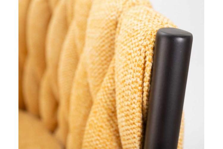 Стул барный DOBRIN LEON, жёлтая ткань (LAR 275-8)-8