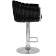 Набор 2 шт Стул барный DOBRIN MARCEL, черный велюр (MJ9-101)