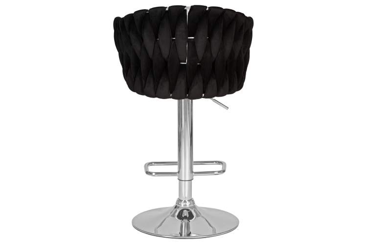 Набор 2 шт Стул барный DOBRIN MARCEL, черный велюр (MJ9-101)-5