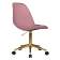 Набор 2 шт Офисное кресло для персонала DOBRIN MONTY GOLD, розовый велюр (MJ9-32)