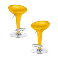 Набор 2 шт Стул барный DOBRIN BOMBA, жёлтый