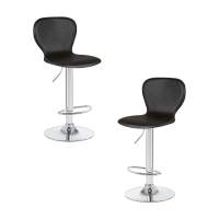 Набор 2 шт Стул барный DOBRIN ELISA, чёрный