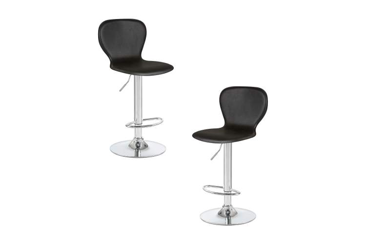 Набор 2 шт Стул барный DOBRIN ELISA, чёрный