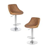 Набор 2 шт Стул барный DOBRIN LOGAN, мокко
