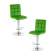 Набор 2 шт Стул барный DOBRIN KRUGER, зелёный