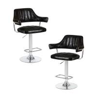 Набор 2 шт Стул барный DOBRIN CHARLY, чёрный крокодил