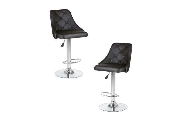 Набор 2 шт Стул барный DOBRIN JOSEPH, чёрный