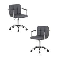 Набор 2 шт Офисное кресло для персонала DOBRIN TERRY, серый