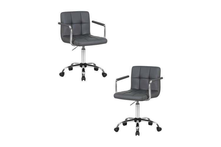 Набор 2 шт Офисное кресло для персонала DOBRIN TERRY, серый