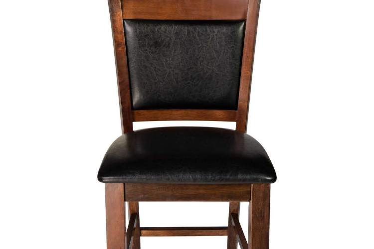 Стул полубарный DOBRIN ALAN COUNTER, эспрессо, чёрный-4