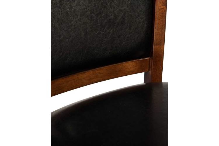 Стул полубарный DOBRIN ALAN COUNTER, эспрессо, чёрный-5