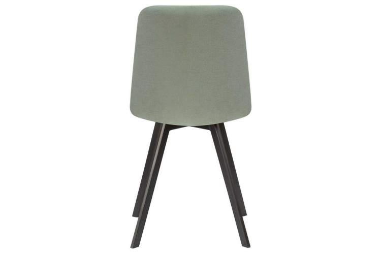 Стул обеденный DOBRIN ALEX SQUARE, черные матовые ножки, мята ткань (UF860-11B)-4