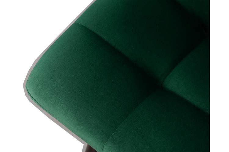 Набор 2 шт Стул барный DOBRIN NICOLE, черные матовые ножки, зелёный велюр (108-64)-8