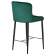 Набор 2 шт Стул полубарный DOBRIN CHRISTIAN'65, черные ножки, зеленый велюр (V108-64)