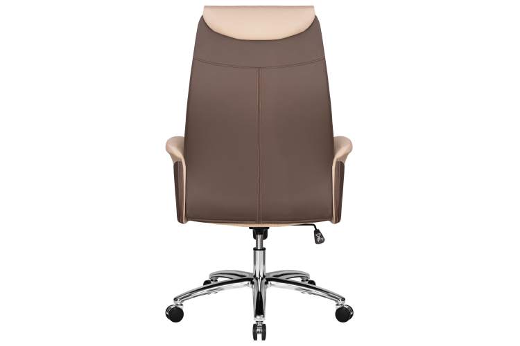 Офисное кресло для руководителей DOBRIN LEONARD, коричнево-бежевый-4