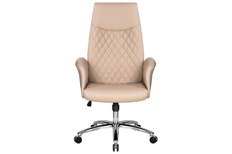 Офисное кресло для руководителей DOBRIN LEONARD, коричнево-бежевый-5