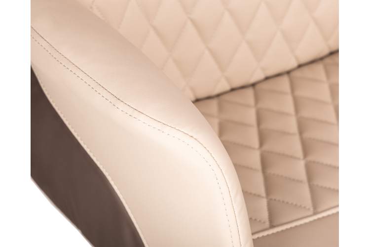 Офисное кресло для руководителей DOBRIN LEONARD, коричнево-бежевый-6