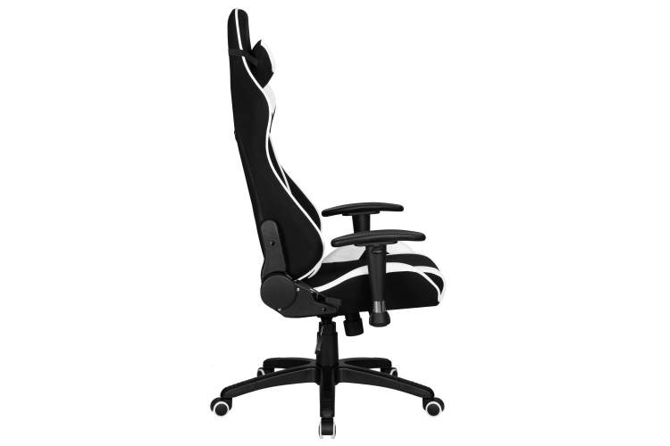 Кресло игровое DOBRIN DALLAS, черно-белая ткань-2