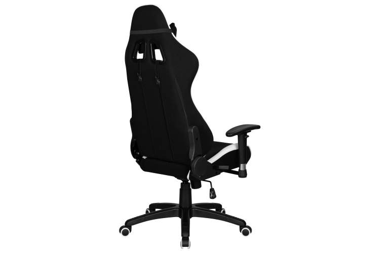 Кресло игровое DOBRIN DALLAS, черно-белая ткань-3