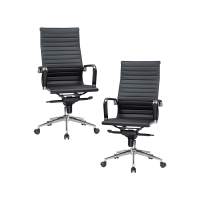 Набор 2 шт Офисное кресло для руководителей DOBRIN CLARK, чёрный