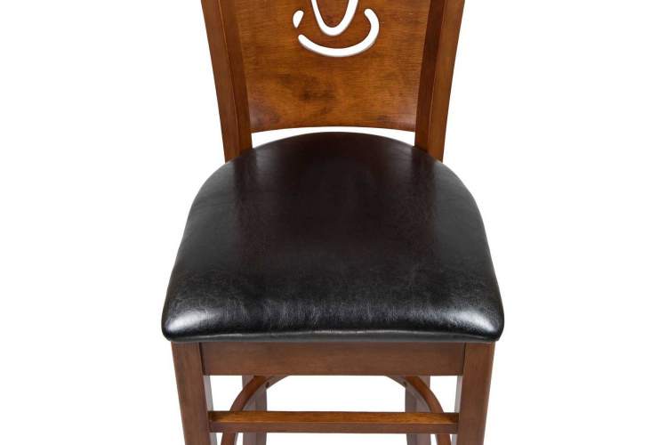 Стул барный DOBRIN JERRY BAR, шоколад, чёрный-4