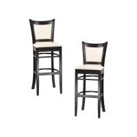 Набор 2 шт Стул барный DOBRIN GARRY BAR, капучино, кремовый