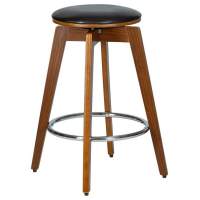 Табурет полубарный TOM'66, цвет черный глянец PU ABD 002 Табурет полубарный TOM'66, цвет черный глянец PU ABD 002