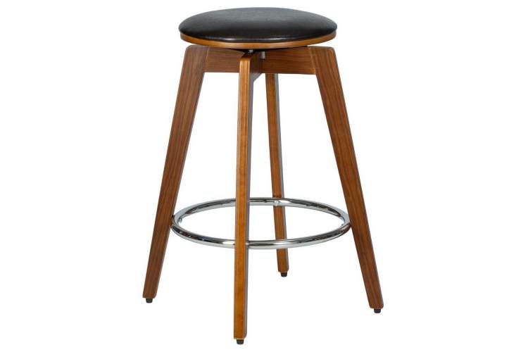 Табурет полубарный DOBRIN TOM'66, цвет черный глянец PU ABD 002