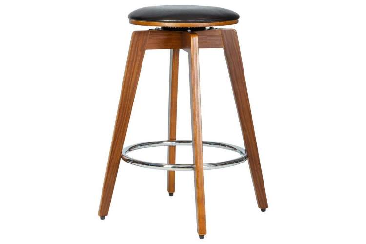 Табурет полубарный DOBRIN TOM'66, цвет черный глянец PU ABD 002-3