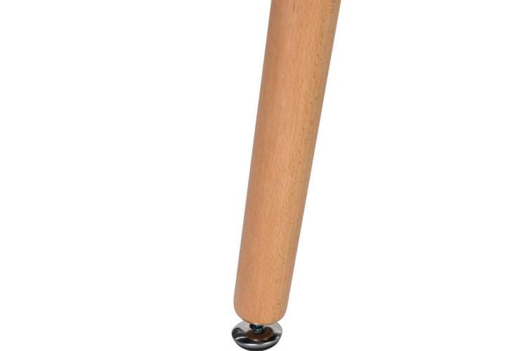 Стол обеденный DOBRIN SERRA WIDE, ножки светлый бук, столешница белая-2