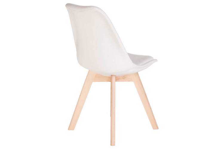 Стул обеденный LMZL-PP635-1, ножки светлый бук, цвет сиденья кремовый-3