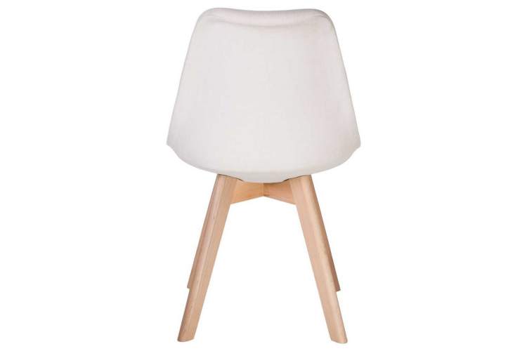 Стул обеденный LMZL-PP635-1, ножки светлый бук, цвет сиденья кремовый-4