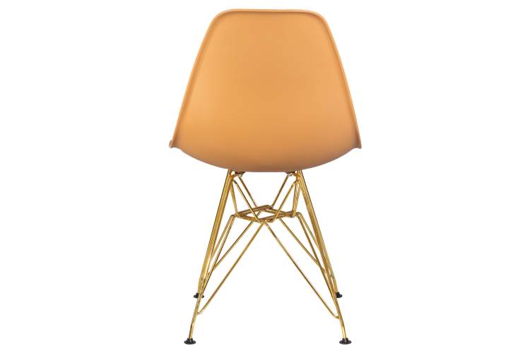 Набор 4 шт Стул обеденный DOBRIN DSR, ножки золотые, цвет персиковый (NX-Y-06)-5