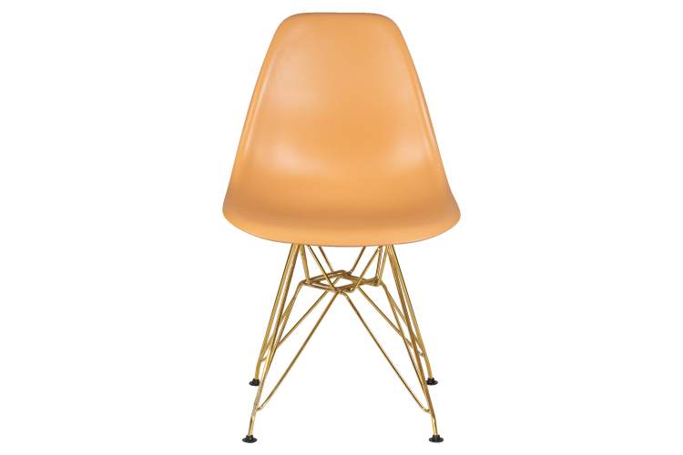 Набор 4 шт Стул обеденный DOBRIN DSR, ножки золотые, цвет персиковый (NX-Y-06)-6