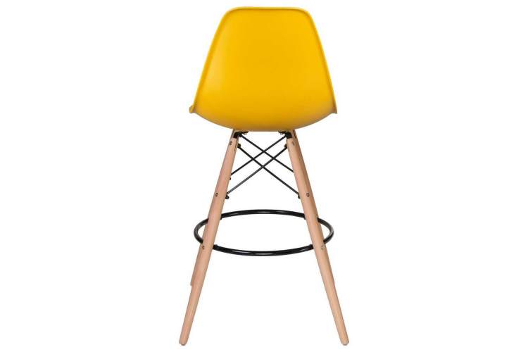 Стул барный DOBRIN DSW BAR, ножки светлый бук, цвет горчичный (Y-03)-4