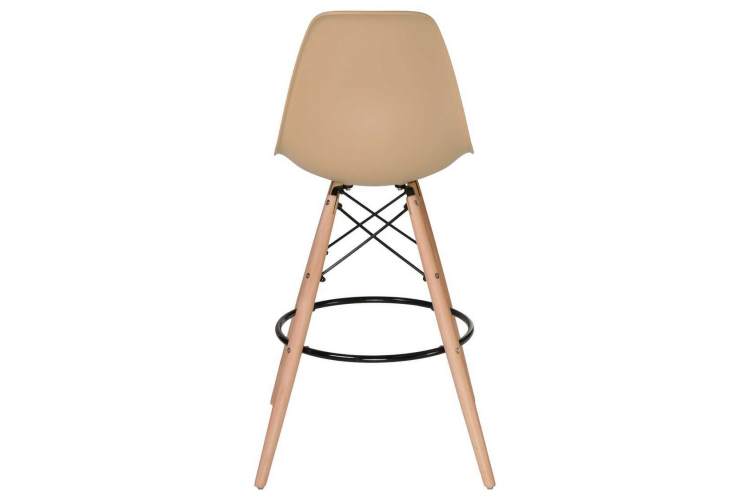 Стул барный DOBRIN DSW BAR, ножки светлый бук, цвет сиденья бежевый (GR-03)-4