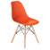Набор 4 шт Стул обеденный DOBRIN DSW, ножки светлый бук, цвет оранжевый (O-02)