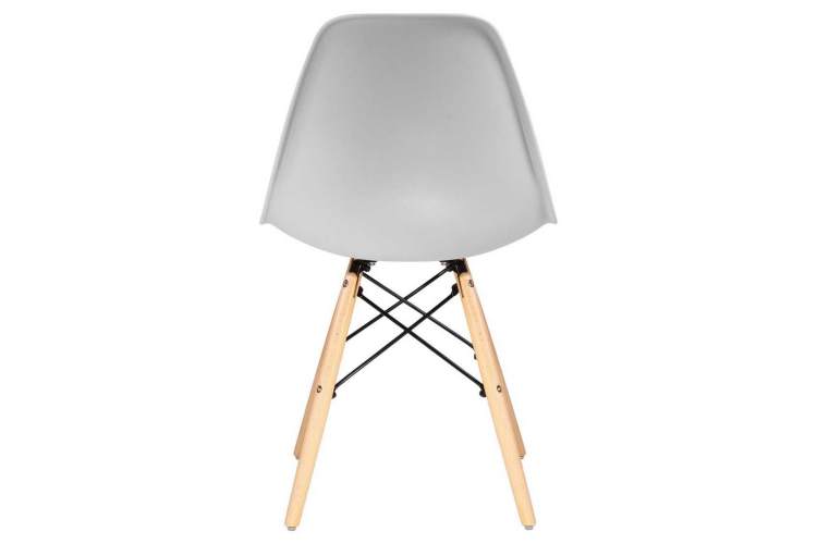 Стул обеденный DOBRIN DSW, ножки светлый бук, цвет светло-серый (GR-01)-4