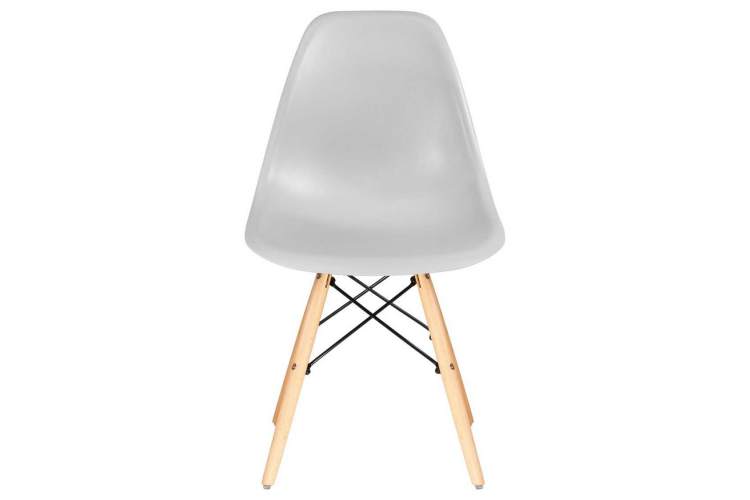 Стул обеденный DOBRIN DSW, ножки светлый бук, цвет светло-серый (GR-01)-5