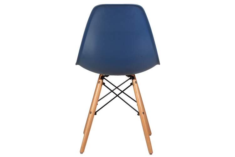 Набор 4 шт Стул обеденный DOBRIN DSW, ножки светлый бук, цвет тёмно-синий (BE-12)-5