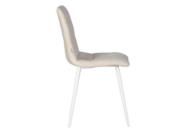 Стул обеденный DOBRIN CHILLY, Кремовый Holland 05, основание белое-3