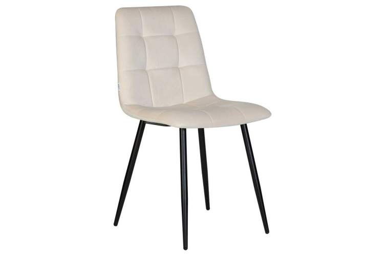 Стул обеденный DOBRIN CHILLY, Кремовый Holland 05, основание черное